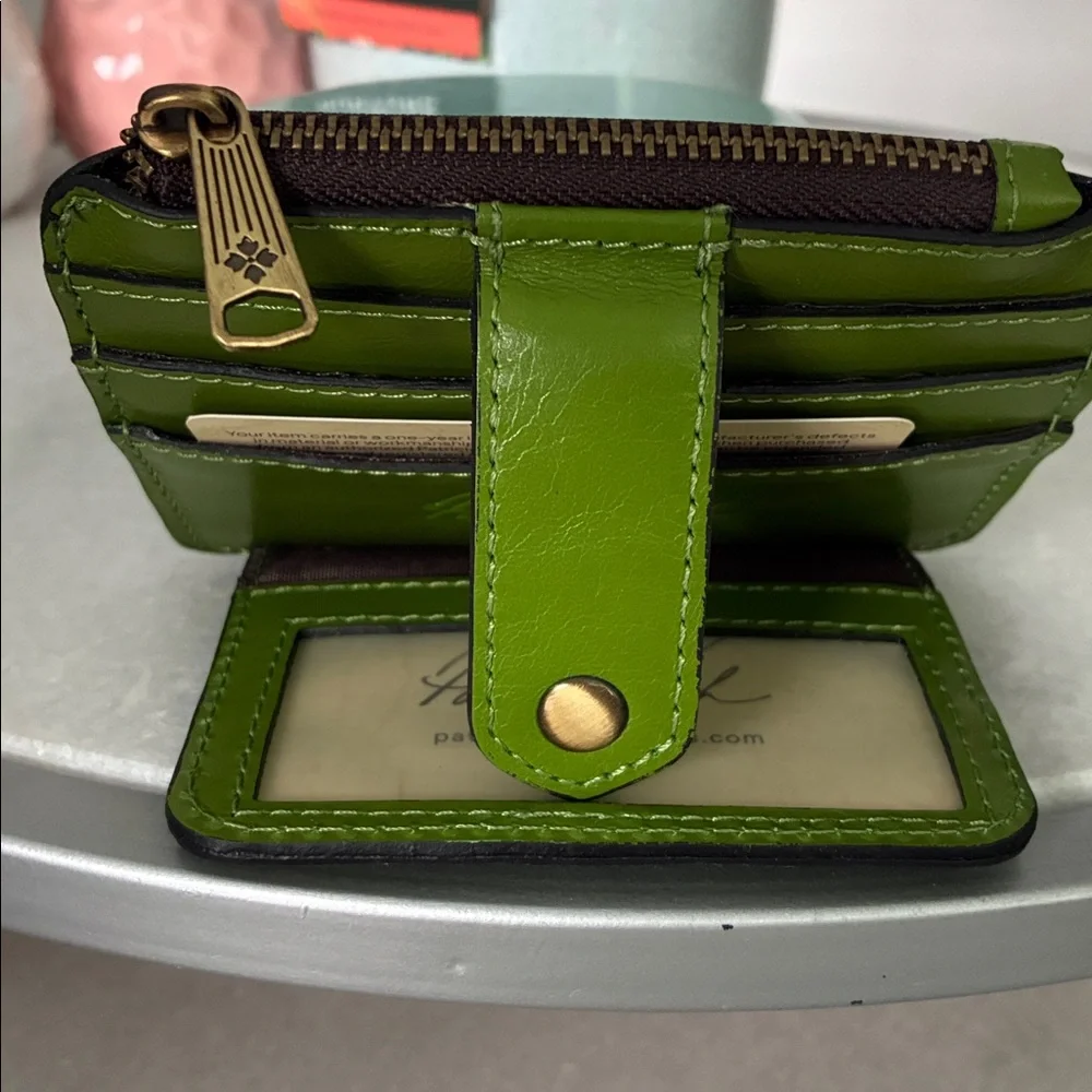 Patricia Nash Cassis Card Case Foliage Green - Picture 3 of 3